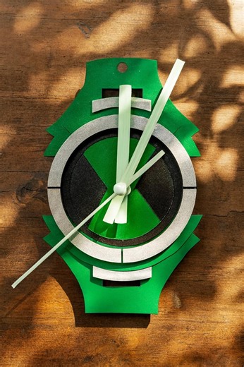 Ben 10 Omnitrix Clock Vector File - Optimized for MDF Laser Cutting / SVG and .lbrn Files - Etsy UK