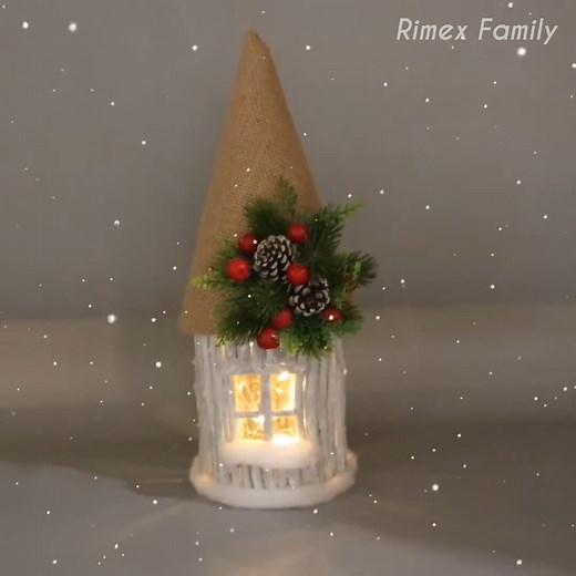 56K views · 816 reactions | DIY Rustic Christmas House Ornaments | Rimex Family | Facebook