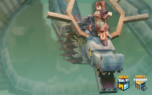 [wolf awwent] Minecraft生物 | BOSS展示 | 神龙战士