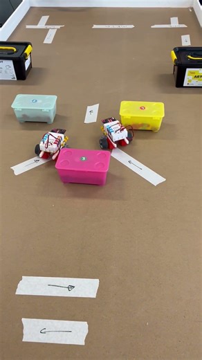 Build your own vehicles to compete in races with Nezha, programming with MakeCode microbit.