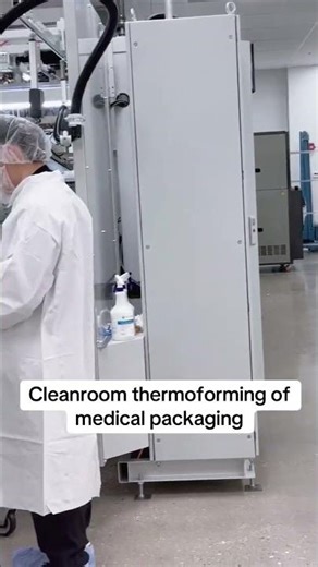 ISO Class 8 cleanroom thermoforming of medical packaging