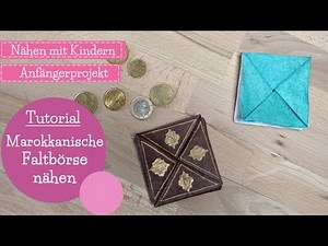 Faltbörse nähen | Marokkobörse | faltbare Geldbörse | Tutorial | | DIY Nähanleitung | mommymade
