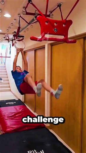 This Kid Turned His House Into a Ninja Course