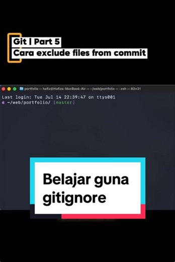 Git | Part 5 | Gitignore. Dont commit or push your credentials #git #softwaredevelopers