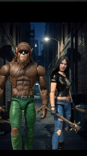 Night Hunters! Werewolf and Vampire Slayer action figures ai animated #shorts