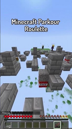 Minecraft Parkour Roulette… INSANE CLUTCH