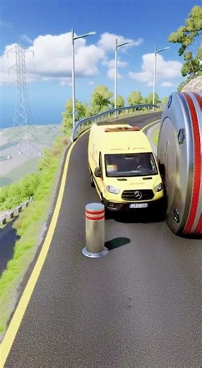 Massive Hydraulic challenge 11 - BeamNG.drive 🔥 #shorts #beamngdrive