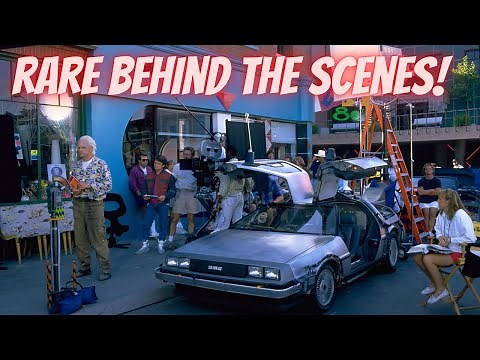 RARE BEHIND THE SCENES VIDEO ON THE SET OF BACK TO THE FUTURE PART 2