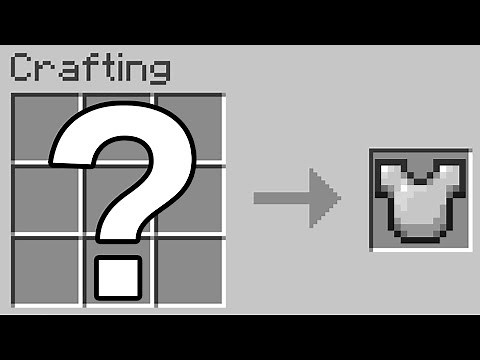 How To Make An Iron Chestplate In Minecraft