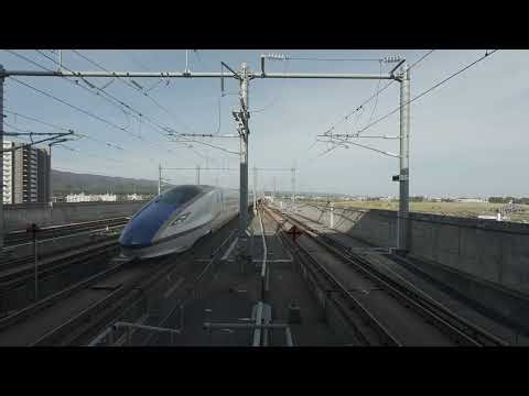 上越妙高駅 北陸新幹線 上り 通過
