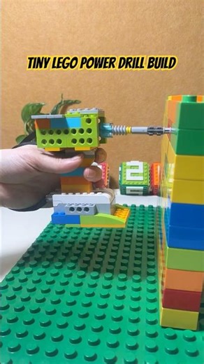 Tiny LEGO Power Drill Build 🔧 | Fun LEGO Engineering & Coding
