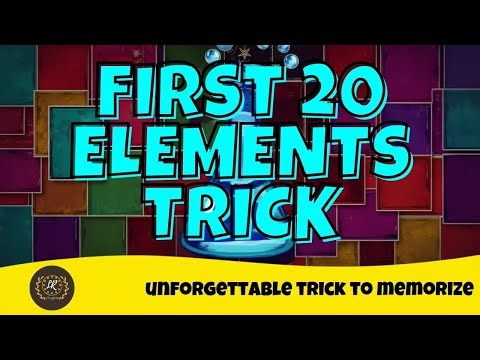 Trick to memorize first 20 #elements | #science #periodictable