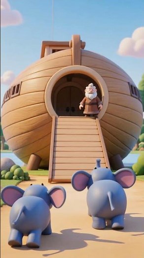 Noah's Ark Song 🌈 Two by Two | Bible Songs for Kids