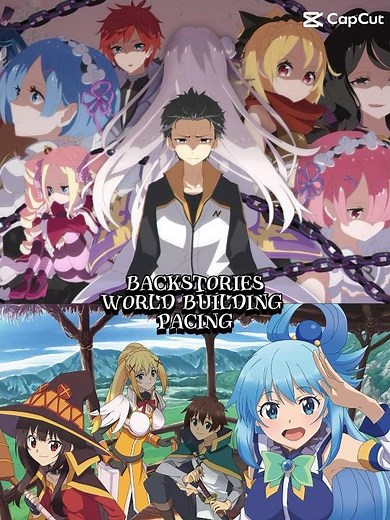 Re Zero vs Konosuba Writing Comparison ‪@CantOverDoIt‬ #anime #rezerostartinglifeinanotherworld