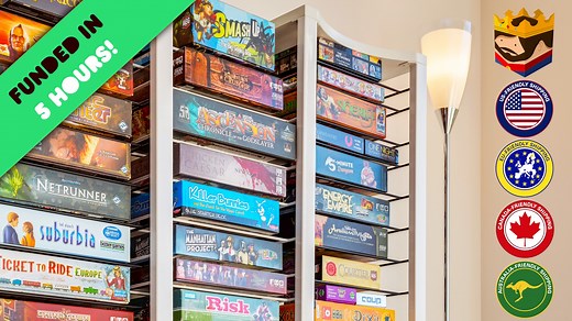 BoxThrone - The Modular Board Game Shelving System
