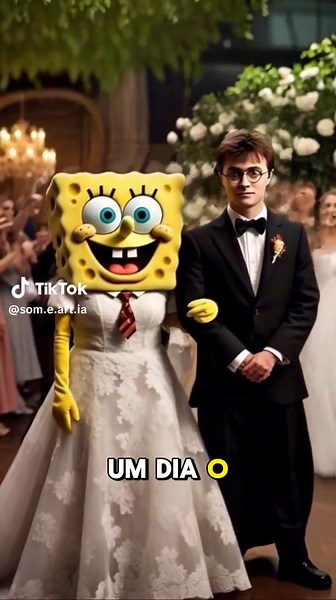 Bob Esponja e Harry Potter: Casamento Mágico e Divertido!