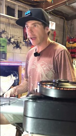 SPINNING UP GIANT DRONE MOTORS 🌪 #dronemotor #uav #testing #drone