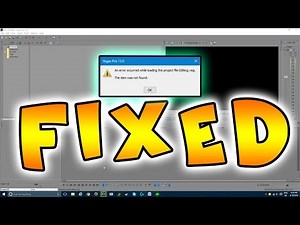 Vegas Pro Fix - Item not found - Available Offline - Cant open Video - 2021 WORKING