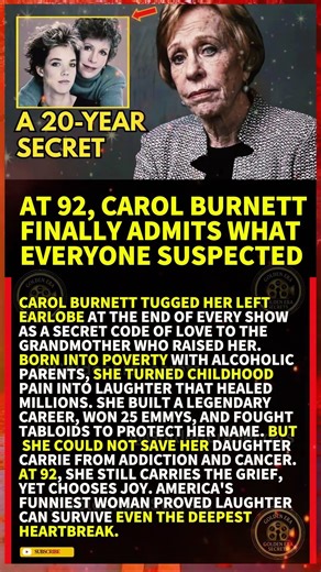 At 92, Carol Burnett FINALLY Admits What Everyone Suspected#shorts #viral