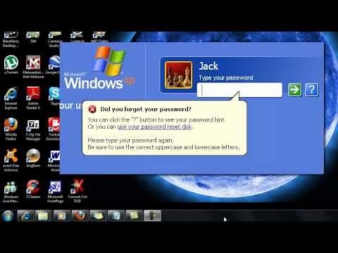 How to RESET a Windows XP PASSWORD (when you can't remember the password)