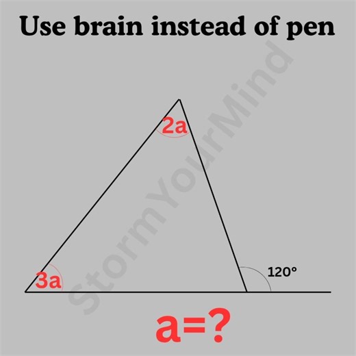 Basic mathematics Triangle problem algebra tricky problem #mathteacher #mathlover #mathfun #algebra