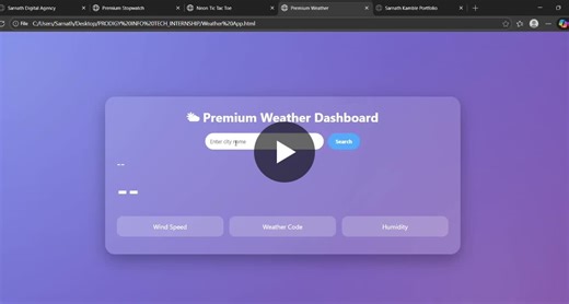 #weatherapp #api #webdevelopment | Sarnath Kamble