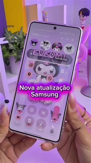 Painel de Controle Personalizado para Samsung Galaxy