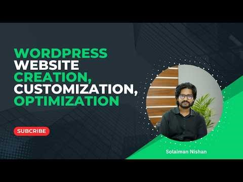 Types of Websites & WordPress Website Creation, Customization & Optimization 💻 | Beginner Guide 2026