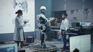 Development Laboratory Engineers Work On Robotic Stock Footage Video (100% Royalty-free) 1056908915 | Shutterstock