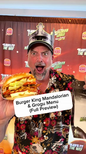 Burger King Mandalorian and Grogu menu drops May 4 and includes new limited time items, collectible cups, themed packaging, and King Jr toys. Menu items: • BBQ Bounty Whopper® sandwich • Grogu’s Blue Cookie Shake • Grogu’s Garlic Chicken Fries • Imperial Cheddar Ranch Tots If you are looking for the Burger King Star Wars menu, what to order at Burger King, or details on the Mandalorian meal, here is a full preview before it launches nationwide. King Jr Toy Drop Schedule: • Apr 28 – The Mandalori