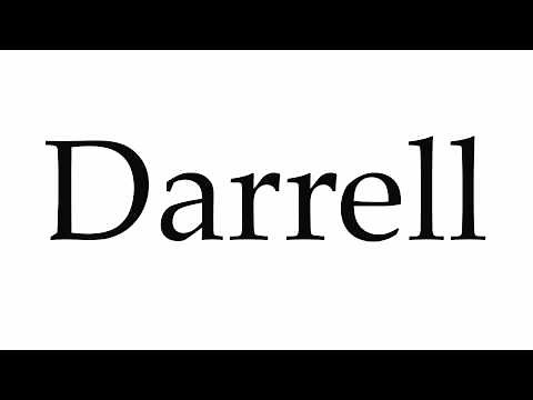How to Pronounce Darrell
