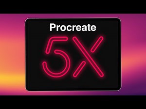 PROCREATE 5X Hands-On Review of all the NEW Features!