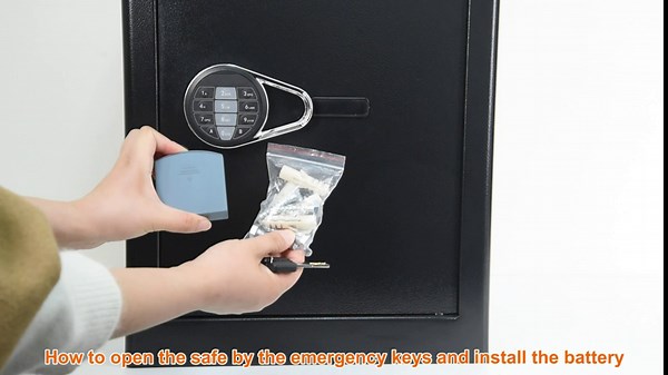 1.2 Cuft Fire Proof Safe Boxes for Home, Digital Home Security Safe Box with Fireproof Money Bag, Combio Keypad and Spare Keys, Personal Safe Fireproof Lock Box for Home Medicine Valuable Document