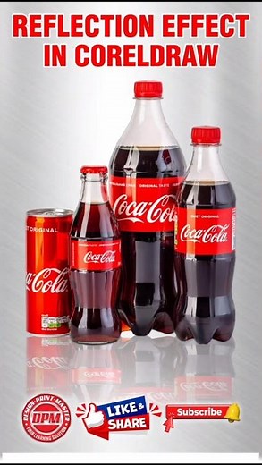How to create Reflection Effect in Coreldraw#shorts #shortsfeed #viral #youtubeshorts #graphicdesign