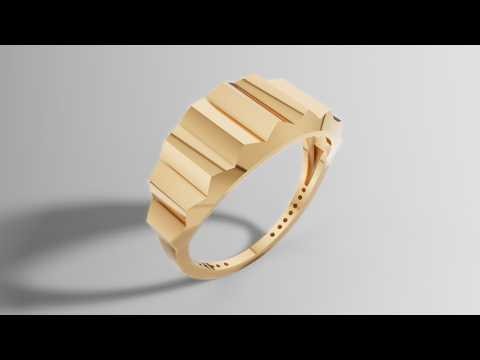 طراحی طلا و جواهارت با راینو -طراحی انگشتر لوکس ولی سبک