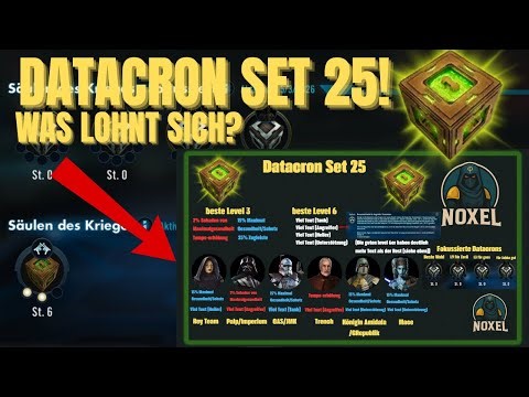 Neue Datacrons - Set 25 | Welche lohnen sich? | CUP Datacron uvm! | SWGOH Datacrons Deutsch