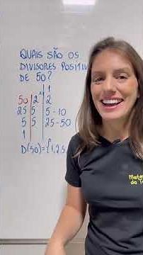 Como Calcular os DIVISORES DE UM NÚMERO