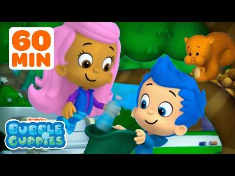 Molly and Gil Clean up the Planet! | Bubble Guppies