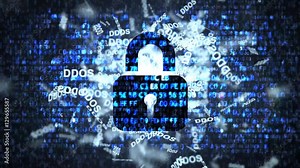 Server protection against DDOS attacks. Computer code.