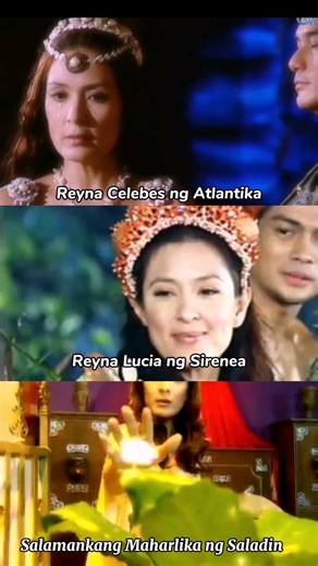 Jean Garcia as the Queen in Atlantika, Dyesebel, and Majika