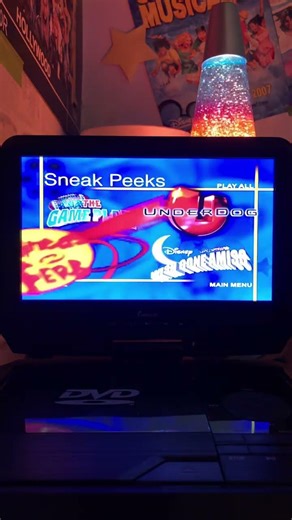 Sneak Peeks Menu from Power Rangers Operation Overview: Volume 3: Blue Sapphire 2007 DVD (4:3)