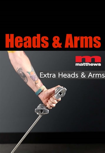 Essential Grip Arms and Heads for Film Production