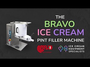 The Bravo Ice Cream Pint Filler Machine