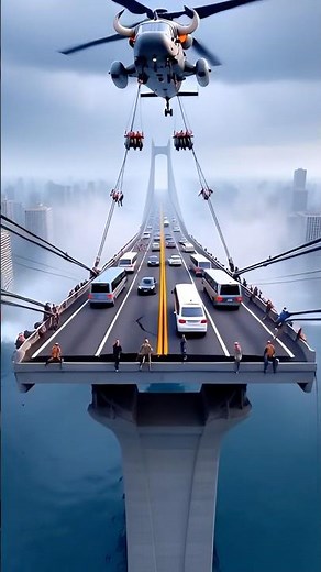 Titan Helicopter Rooftop Rescue Operation