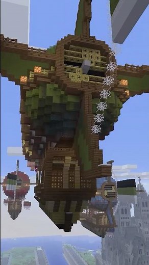 Minecraft Blimp Mob Farm #minecraft #minecraftbuilding #gaming