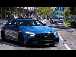 [GTA 5] MERCEDES AMG GT63S VS POLICE | INCREDIBLE CHASE