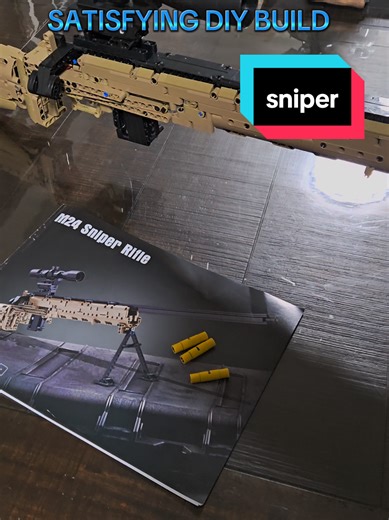 This 1000-piece MK Series sniper rifle building block model is the ultimate DIY collectible for adults. High-detail design, realistic look, and a fun, challenging build. Perfect for collectors, display setups, or unique gift ideas. Available now on TikTok Shop. #challenge #tiktokshop #adultbuildingblocks #tiktokshopcreatorpicks #fyp