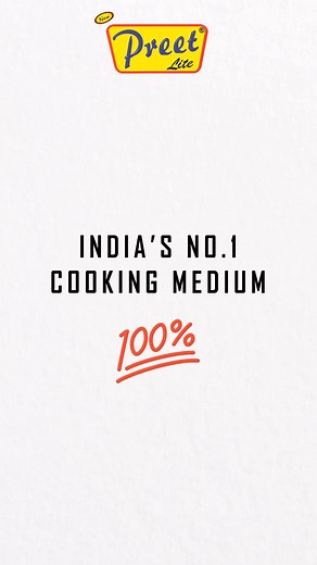 Discover why Preet Lite has earned the title of India's No.1 cooking medium. It's consistent quality and trusted reputation have made it a staple in kitchens across the country. With Preet Lite, you can explore the diverse flavors of Indian cuisine or experiment with international dishes, knowing that your cooking medium will deliver exceptional results every time. Cook with confidence and savor the deliciousness that Preet Lite brings to your dining experience. Find us on Amazon and Flipkart Am
