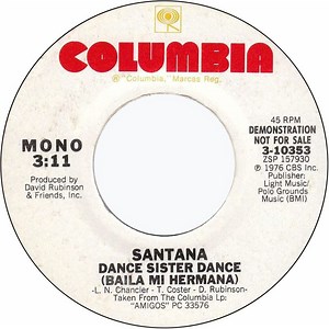 Santana - Dance Sister Dance (Baila Mi Hermana)