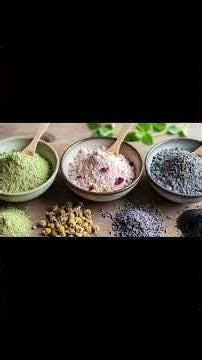 How I Make Dry Clay Face Masks with Herbs for Sensitive + Oily Skin | No Preservatives